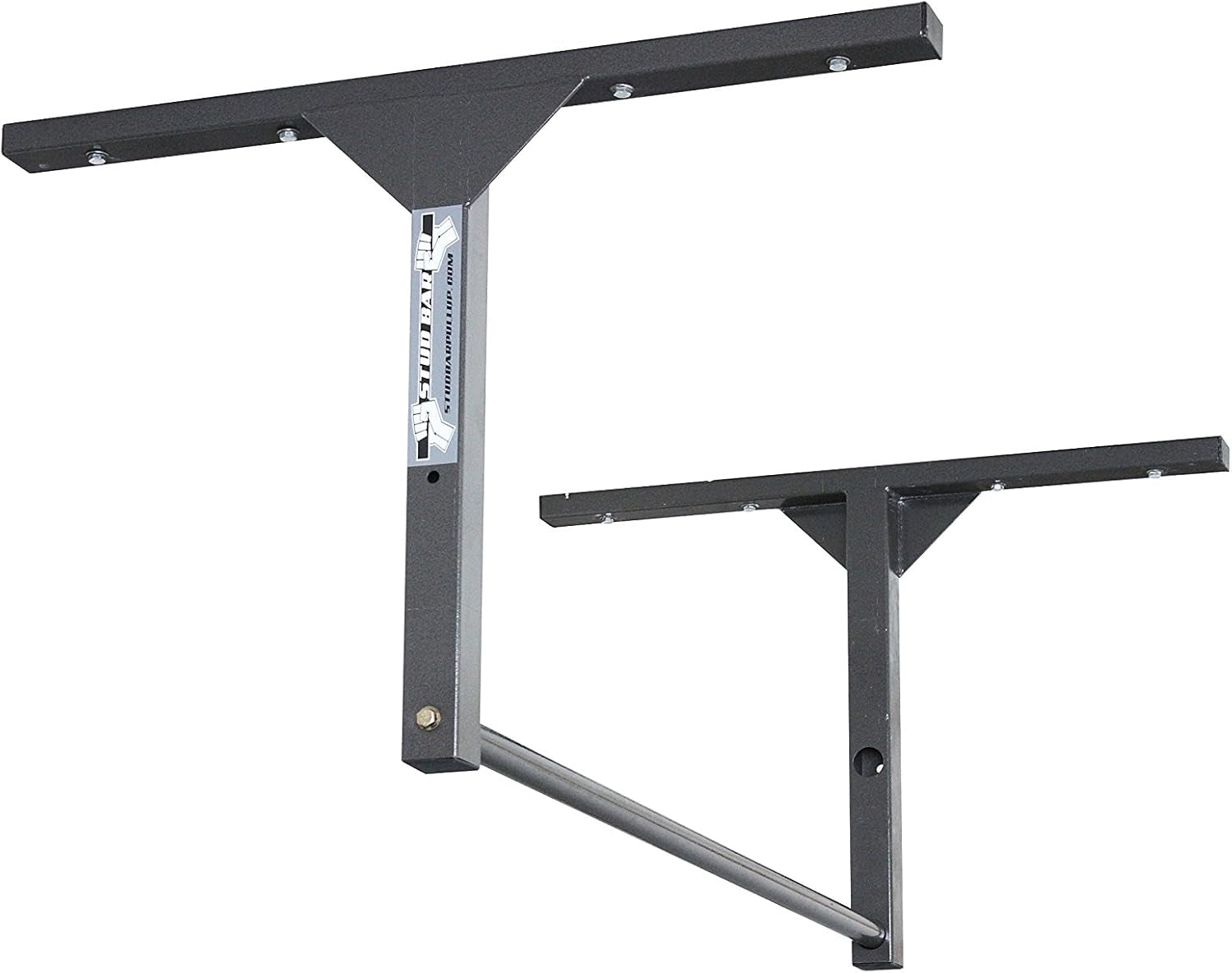 : Ceiling or Wall Mountable Pull up Bar,Standard (9-Foot Ceilings), Grey