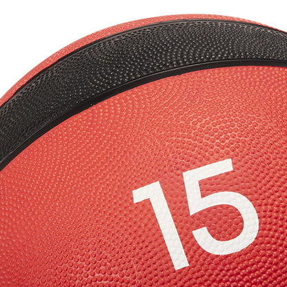 15Lb Textured Medicine Exercise Ball, Rubber